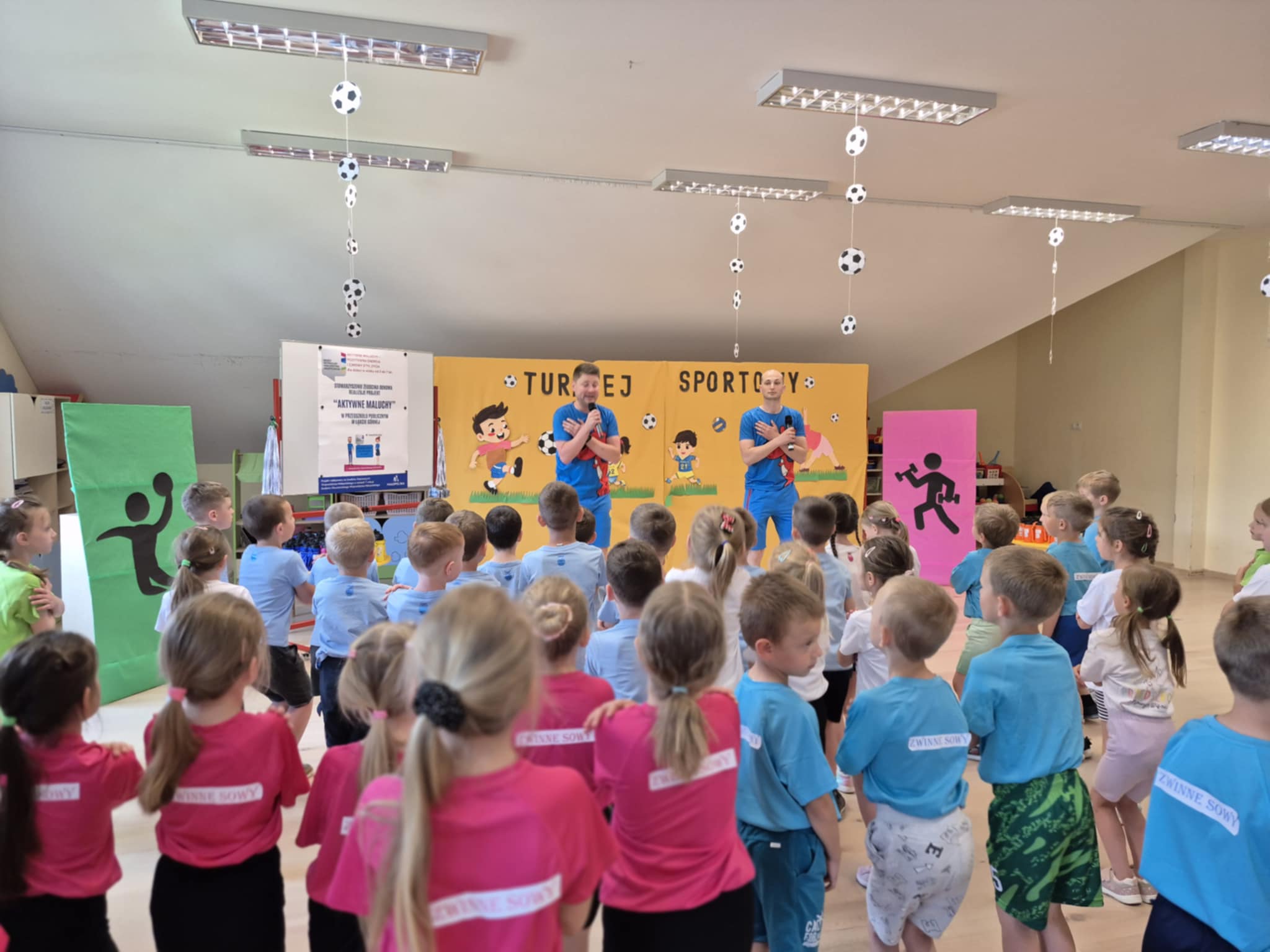 Turniej sportowy w ramach projektu „Aktywne Maluchy - pozytywna energia i zdrowy styl życi
