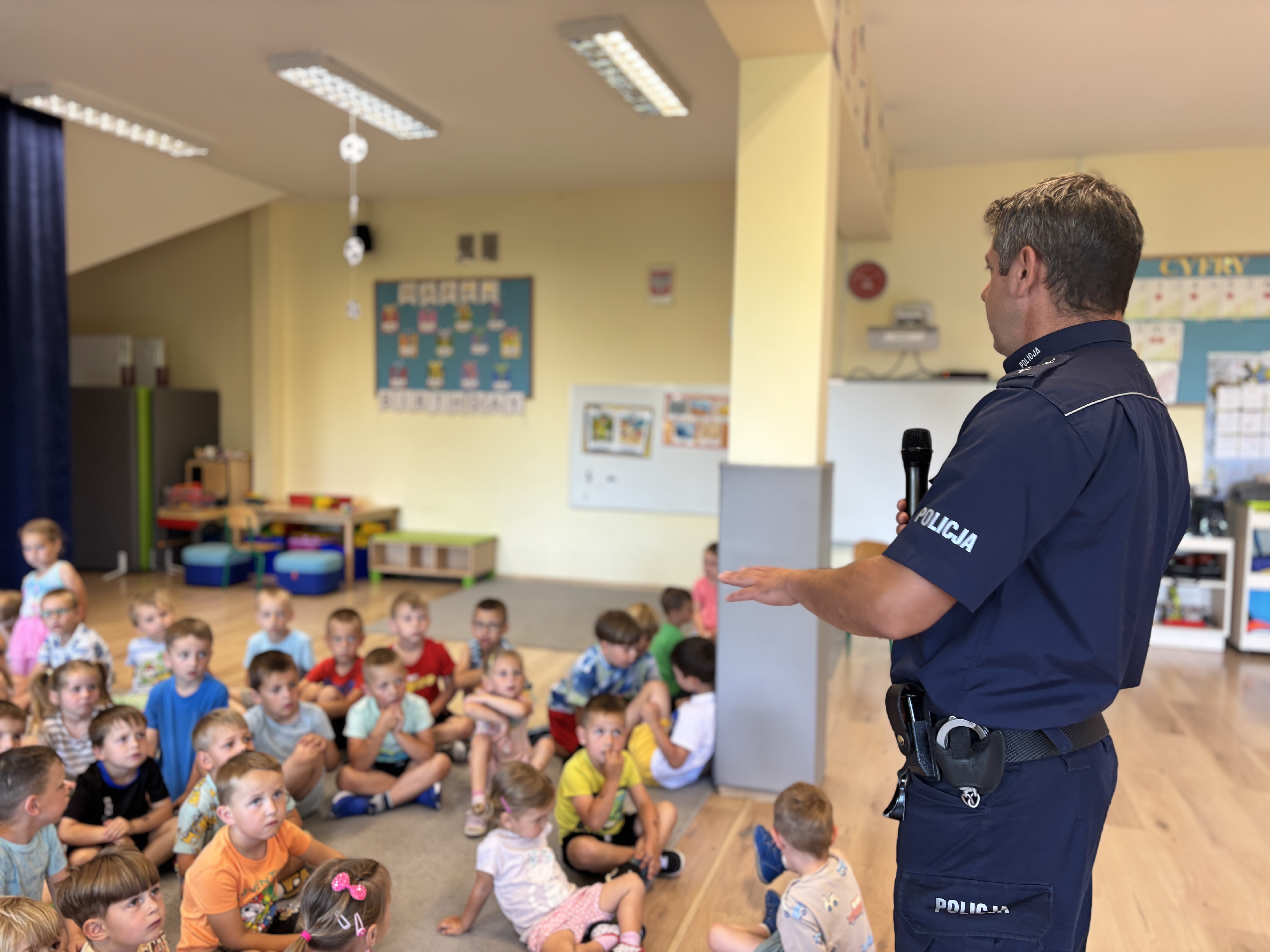 Wizyta Pana Policjanta w naszym przedszkolu