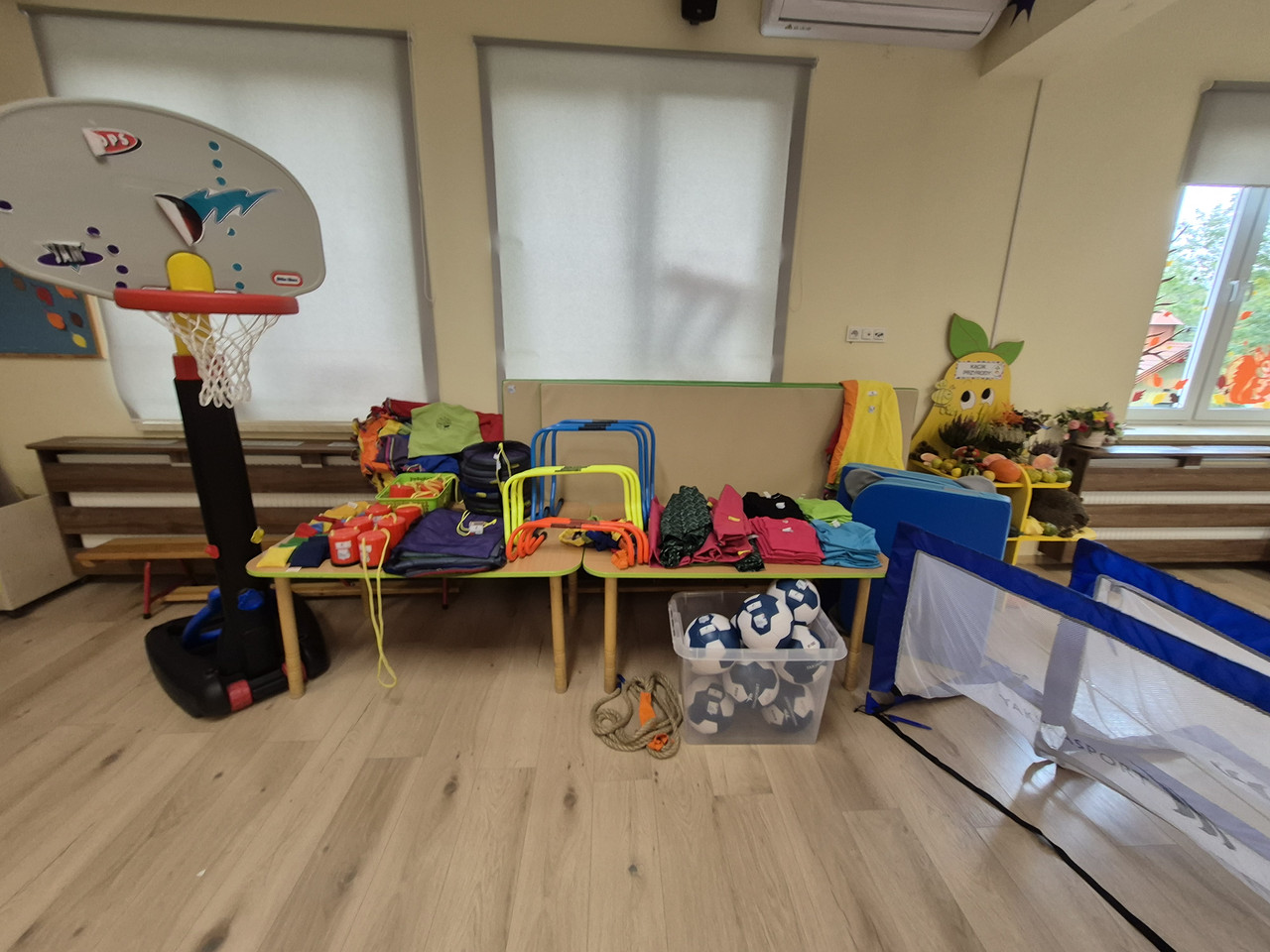 Nowy sprzęt sportowy w ramach projektu AKTYWNE MALUCHY