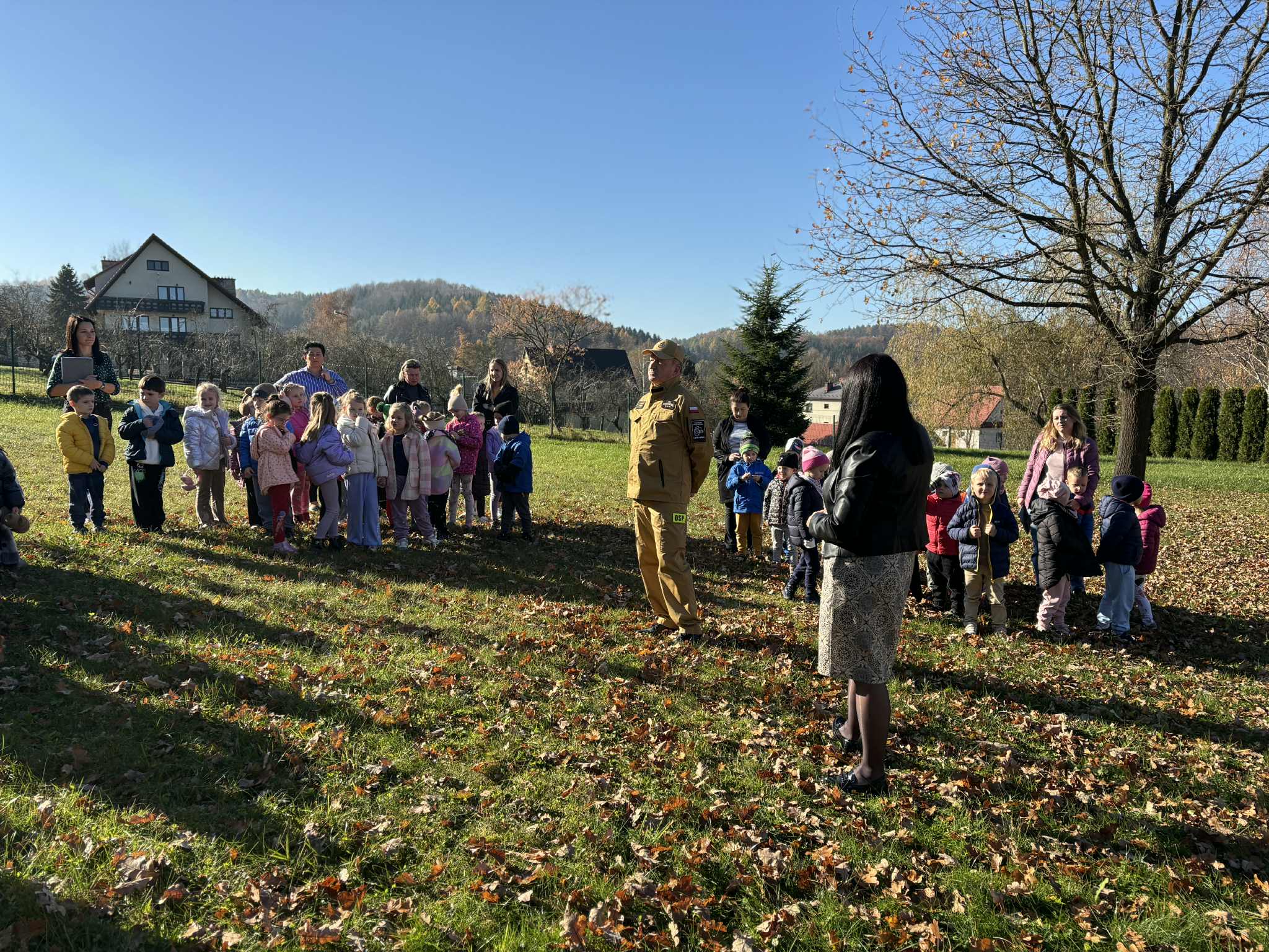 Próbna ewakuacja przeciwpożarowa w naszym przedszkolu