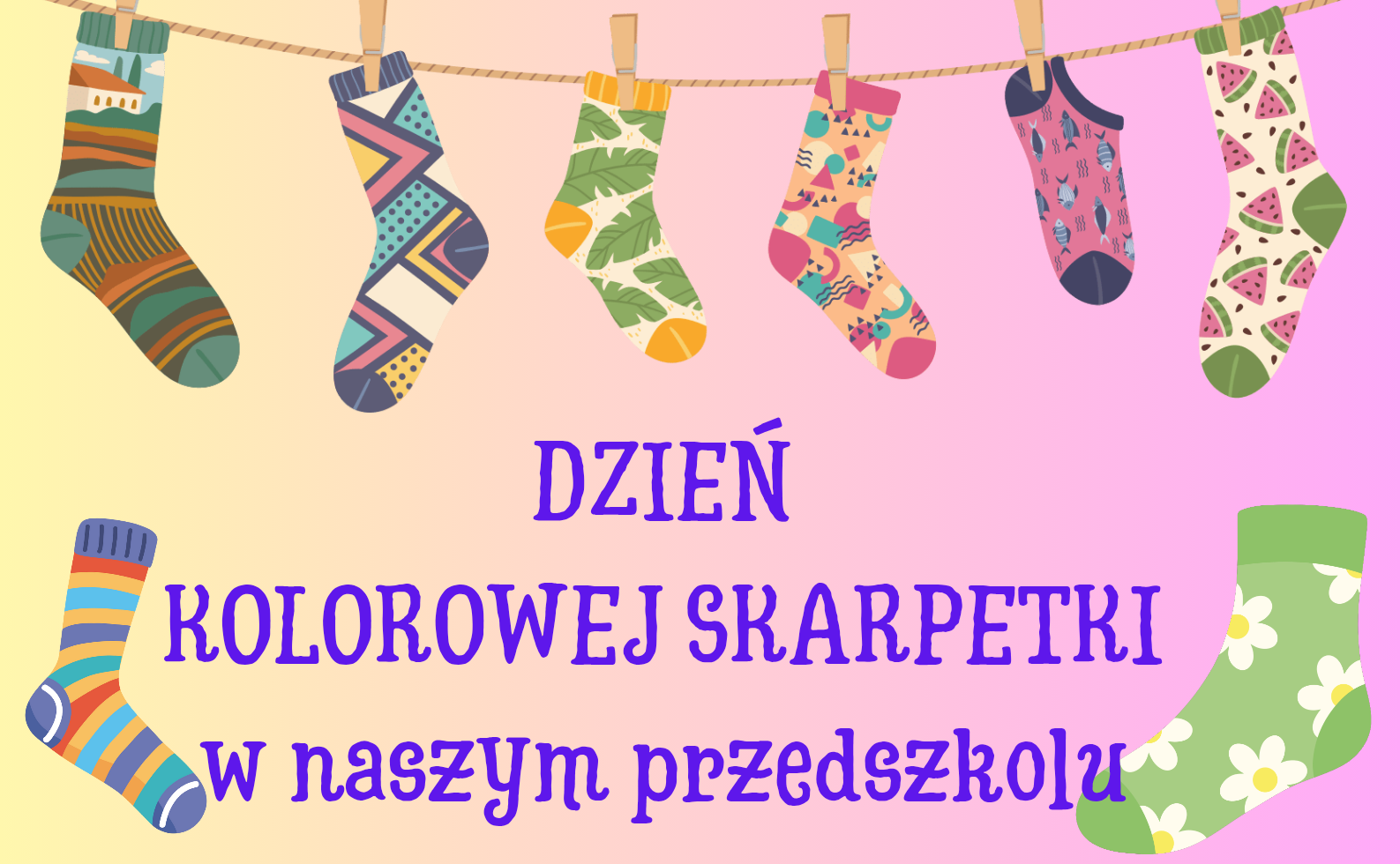 Dzień Kolorowej Skarpetki
