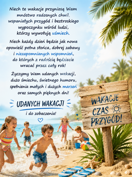 WAKACYJNE ŻYCZENIA! 